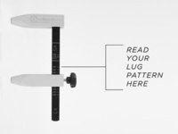 Wheel Bolt Pattern Gauge