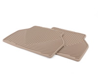 Rear All-Weather Floor Mats - tan - E39