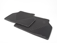 rear All-Weather Floor Mats - Black - E39