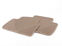 Rear All-Weather Floor Mats - tan - E46 Sedan