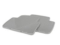 Rear All-Weather Floor Mats - grey - E46 Sedan