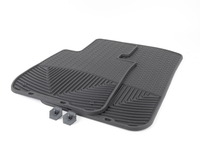 Front All-Weather Floor Mats - Black - E82 E88 E90 E91 E92 E93 E89 Z4