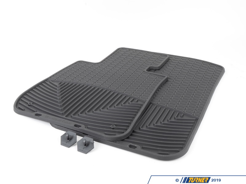 W61 Front AllWeather Floor Mats Black E82 E88 E90 E91 E92 E93