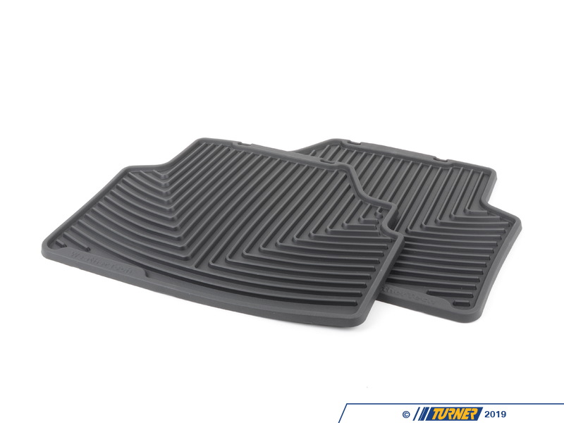 W61 Front AllWeather Floor Mats Black E82 E88 E90 E91 E92 E93