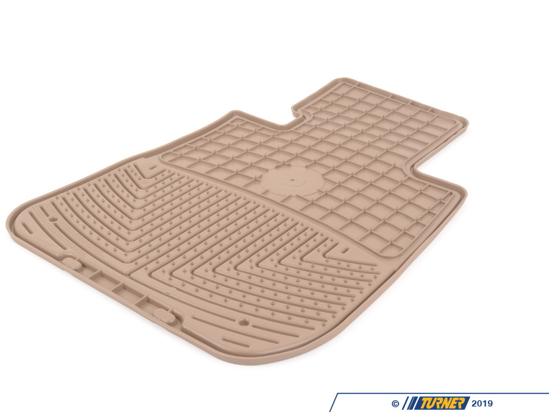W61TN Front AllWeather Floor Mats tan E82 E88 E90 E91 E92 E93