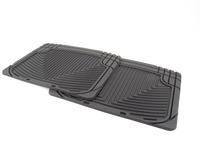 Rear All-Weather Floor Mats - Black - E32 E38 E65 E66