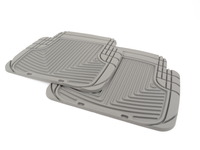 Rear All-weather Rubber Floor Mats - Grey - F25