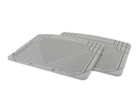Rear All-Weather Floor Mats - Grey - E32 E38 E65 E66