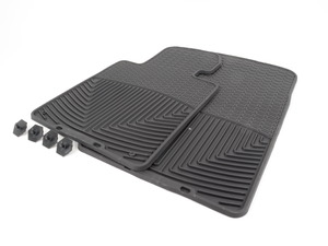 Front All-Weather Floor Mats - Black - E30 E36 E46 E52 E63 E64