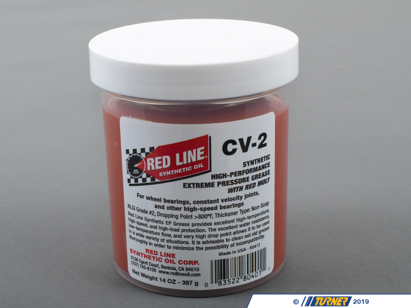 REDLINE19A Red Line CV2 Grease With Moly Turner Motorsport