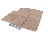 Front All-Weather Floor Mats - tan - E30 E36 E46 E52 E63 E64