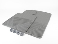 Front All-weather Rubber Floor Mats - Grey
