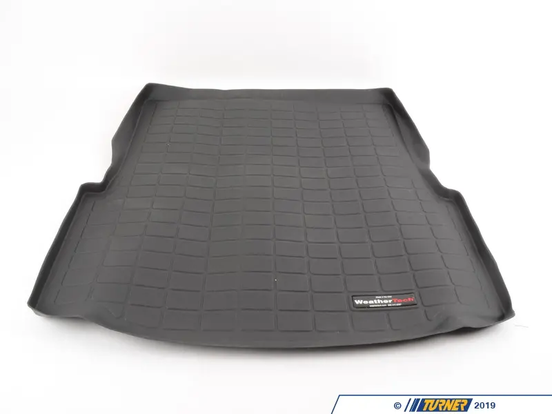 Black WeatherTech Custom Fit Cargo Liners for BMW 325i 