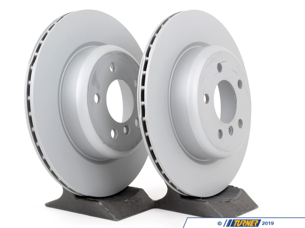 One New Zimmermann Disc Brake Rotor Rear 34216775287 for BMW