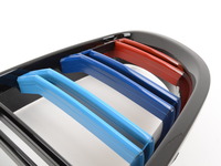 Blackout Competition Grille Set - Gloss Black Tri-Color