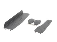 Rennline 4-Piece Black Pedal Set - E34 E39 E46 Manual Transmission