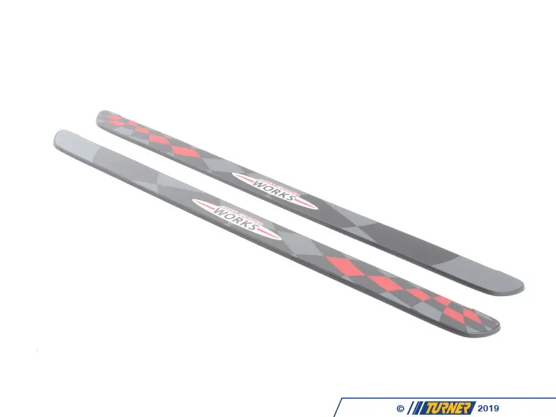 bmw led door sill cover strips