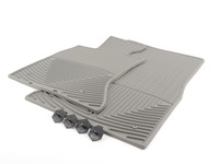 front All-Weather Floor Mats - grey - F10