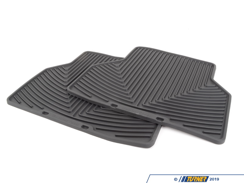 W144 Rear AllWeather Floor Mats Black E70 E71 Turner Motorsport