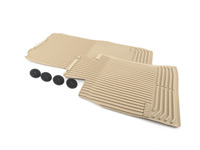 Genuine BMW All-Weather Mat, Front Beige - 51472153726 - F10