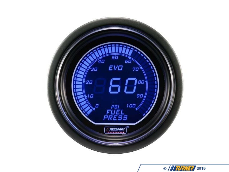 216EVOEFP.PSI EVO Series Digital Fuel Pressure Gauge 0100 Psi