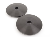 Upper Spring Hats/Perches (Pair) - 2.25 Inch / 14mm Pin / Square Seat