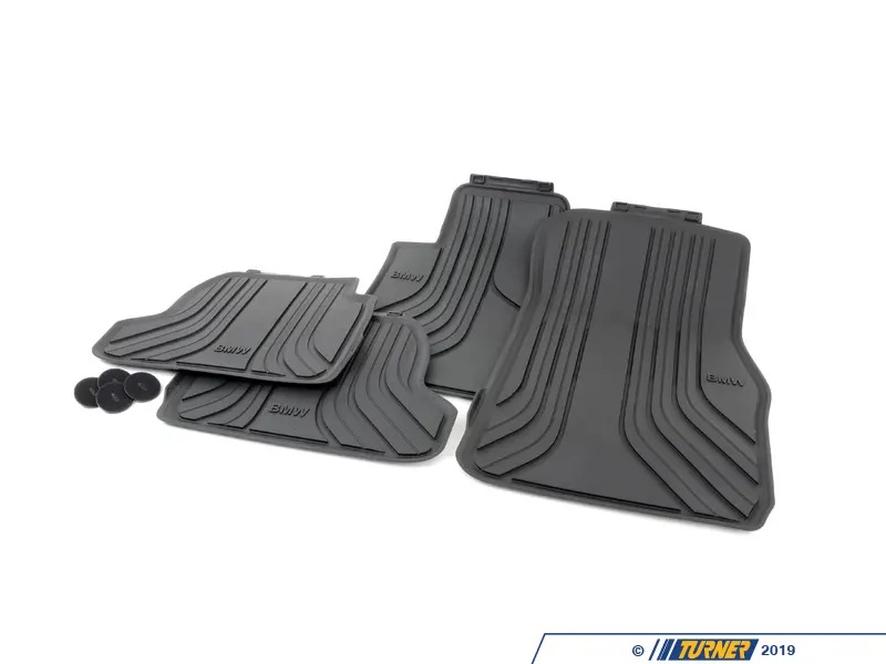 Genuine Bmw 51472311000 Front All Weather Floor Mats Black 51 47 2 311 000