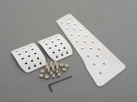 Turner Motorsport Racing Aluminum Pedal Set for Manual Transmission