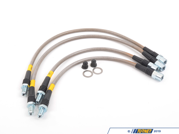 PLBE39 - E39 5 Series Stainless Steel Brake Line Set - DOT Approved ...