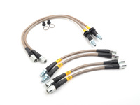 E28 5 Series (incl M5) Stainless Steel Brake Line Set - DOT Approved