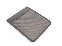 Matte Carbon Fiber Bi-Fold Wallet