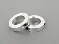 T#339005 - TIN9903150 - Racing Seat Belt Harness Retaining Guide Collars (Pair) - These little guys are one of our favorite final touches on a race car build. After years of requests, we now are able to supply these for more than just our race team's use. These aluminum collars bolt on your roll cage's harness bar (or any bar for that matter) and help keep your seat belt harnesses from sliding on the bar. You can use just one pair to accomplish this, or 2 pairs (4 collars total) for the best looking and functioning install. The beauty of these collars (besides being lightweight and looking clean) is that they can be adjusted from side to side, which is convenient if you change you seat or belt configuration. They can also be used for other applications as well, such as taming that helmet net strap. If you're looking for a clean, professional looking solution, these are a superb final touch. As used on our own Championship winning TMS E46 and E90 race cars. We offer these guide collars in two sizes: for 1.5" OD roll bar tubing or for 1.75" OD roll bar tubing (choose your size below). Check your cage tubing diameter especially if your car was built in Europe as they used metric tubing sizes. If you need a metric size, contact us. Also measure with paint applied, not bare tubing. These are sold by the pair, so be sure to modifying your quantity below (or in the cart) if you need them for both seats. - Turner Motorsport - BMW MINI