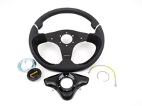 MOMO Nero Steering Wheel - Black - 350mm