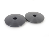 Upper Spring Hats/Perches (Pair) - 2.5 Inch / 16mm Pin / Square Seat