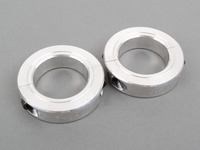 T#339005 - TIN9903150 - Racing Seat Belt Harness Retaining Guide Collars (Pair) - These little guys are one of our favorite final touches on a race car build. After years of requests, we now are able to supply these for more than just our race team's use. These aluminum collars bolt on your roll cage's harness bar (or any bar for that matter) and help keep your seat belt harnesses from sliding on the bar. You can use just one pair to accomplish this, or 2 pairs (4 collars total) for the best looking and functioning install. The beauty of these collars (besides being lightweight and looking clean) is that they can be adjusted from side to side, which is convenient if you change you seat or belt configuration. They can also be used for other applications as well, such as taming that helmet net strap. If you're looking for a clean, professional looking solution, these are a superb final touch. As used on our own Championship winning TMS E46 and E90 race cars. We offer these guide collars in two sizes: for 1.5" OD roll bar tubing or for 1.75" OD roll bar tubing (choose your size below). Check your cage tubing diameter especially if your car was built in Europe as they used metric tubing sizes. If you need a metric size, contact us. Also measure with paint applied, not bare tubing. These are sold by the pair, so be sure to modifying your quantity below (or in the cart) if you need them for both seats. - Turner Motorsport - BMW MINI