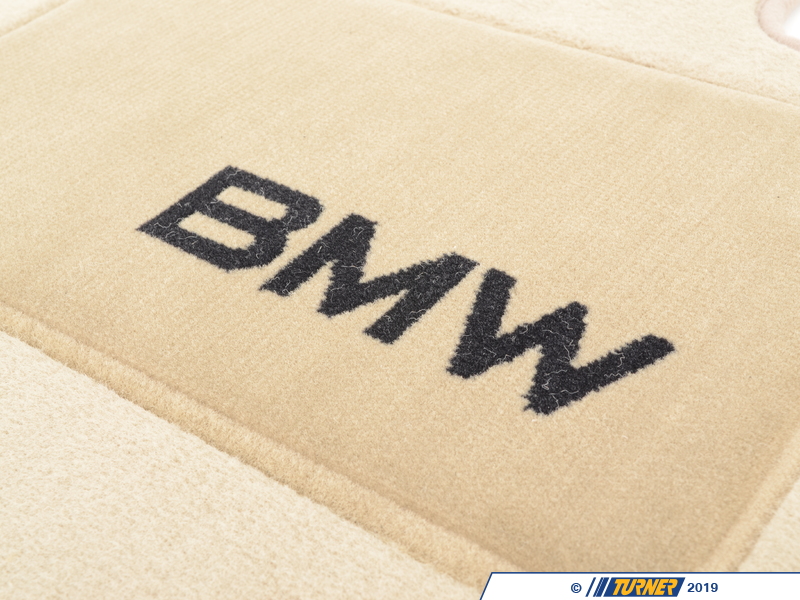 82112293536 Genuine BMW Carpeted Floor Mats Beige E92 328xi 335xi