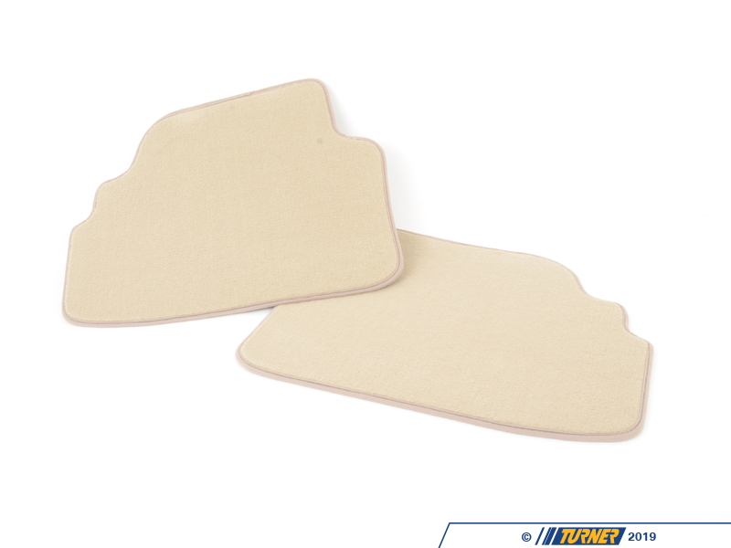 82112293536 Genuine BMW Carpeted Floor Mats Beige E92 328xi 335xi