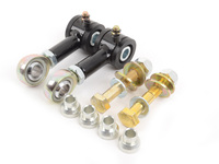 T#338370 - 33355TMS - Turner Motorsport Front 30mm, Rear 25mm Sway Bar Upgrade - E46 M3 - The Turner Motorsport sway bar / swaybars for the E46 M3 were designed to provide better overall balance and performance than the stock anti-roll bars. With these bars you can greatly reduce bodyroll and decrease the understeering effects of a staggered wheel setup. They are adjustable in the front (3-position) and the rear (2-position) to fine tune the handling for both the street and the track. The Turner bars are sized at 30mm in the front and 25mm in the rear (+4 and +3.5mm from stock, respectively). We supply them with a urethane bushing with a reinforced inner core that requires no lubrication or maintenance so you won?t have to put up with annoying squeaks and annual greasing work. These bars are crafted from a special spring steel that is both stronger and more resilient than competitive sway bars. They have been shot peened and heat treated, and feature precision forged ends. We feel that these are the best bars on the market for the E46 M3 - we have used these on our race-winning M3s in the Koni Challenge and SCCA T2 classes.FitmentThese bars fit in the stock locations using the original brackets and links. Our bar has been designed to use the stock M3 front sway bar links. Adjustable links are not required but recommended if the car is lowered or if you have coil overs. The rear hardware has been upgraded in our kit to a M10 sized bolt and it can be a little tricky to install on the factory end link. Contact us if you would like to have new links included with the hardware pre-installed. To avoid pre-loading the bar, it is best to leave one side un-done until the car is lowered to the ground. Never connect both links to the same bar with the car off the ground.Do I need adjustable sway bar links?The adjustable sway bar links ensure that there is no pre-load on the bar and that the bar has the correct clearance to other suspension components. Pre-load is when the bar is slightly stressed when it's on the car. If you have to force the links to fit the bar because it has tension then you have pre-load. Adjustable links fix all of that because you can then shorten or lengthen the link to match the installation of the bar. If you have coil overs or the car is very low, you should definitely have the adjustable links because these conditions may contribute to the pre-load situation. Adjustable front or rear links can be added from the options listed below.SetupThe bars are adjustable so any driver can find an ideal setup for the type of driving they are doing. The sway bar becomes stiffer in the holes furthest from the end of the bar. The holes at the very end of the bar are the softest setting. We would generally recommend starting out with the front bar set to the stiffer setting and the rear bar positioned in the soft setting. Adjust to your liking from there.Click Here for Independent Reviews of this Kit!This item fits the following BMWs:2001-2006 E46 BMW M3 - Turner Motorsport - BMW