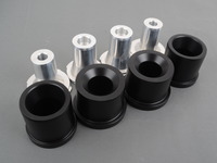 Rear Subframe Bushings/Mount Set - Turner Solid Delrin/Aluminum - E82 1M, E9X M3