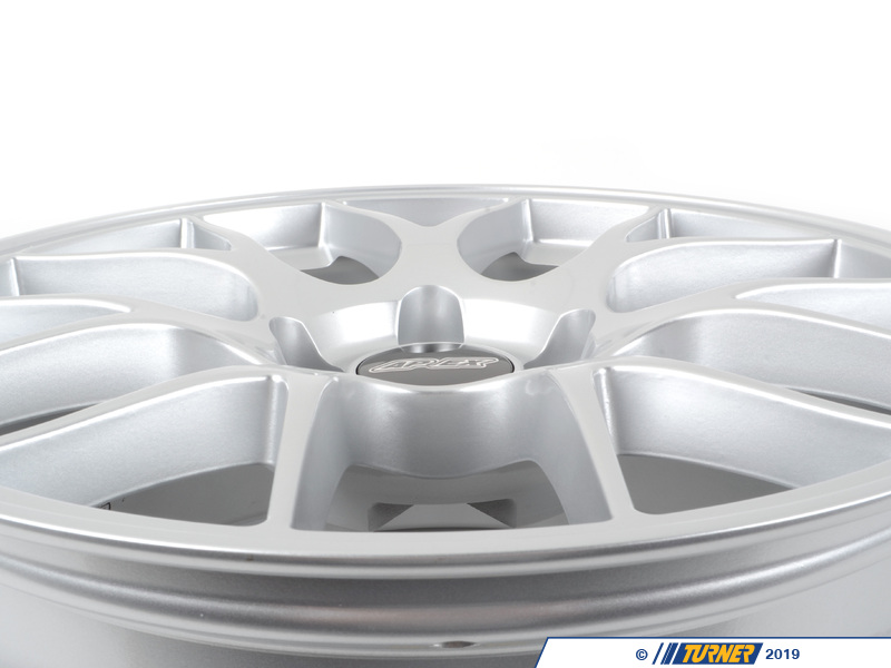 ec71995h105rsKT 19" APEX EC7 Staggered Wheel Set Race Silver