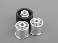Rear Differential Mounts - Solid Aluminum/Delrin Race - E82, E9X, F22, F3X