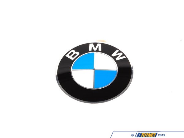 Genuine BMW Wheel Emblem - Adhesive Backed - 64.5mm 36136767550