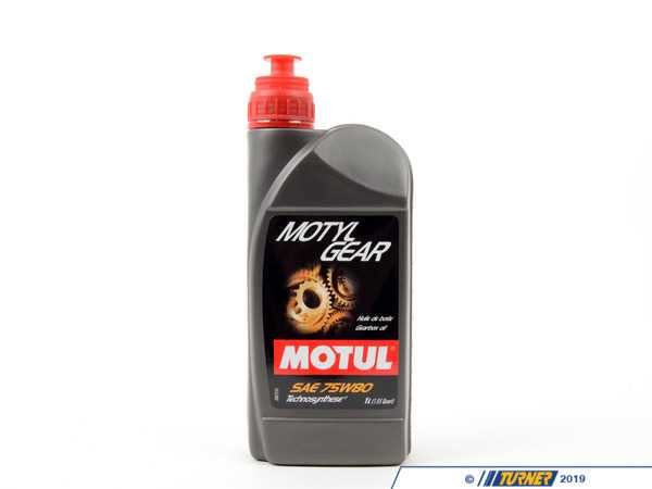 Motul Motul Motyl Gear SAE 75W80 Gear Oil - 1 Liter Bottle (1.05 Quart) MOTY-75W80-1L