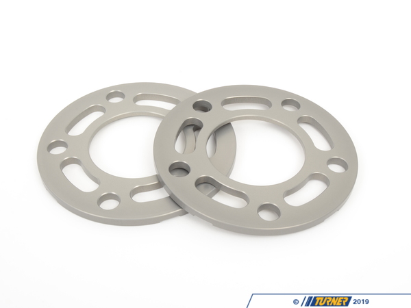 Turner Motorsport Turner Silver BMW 7.5mm Front Wheel Spacer Kit - E24, E28, E30 M3, E31, E32, E34, E36, E38, E46, Z3, Z4 TWH9905003