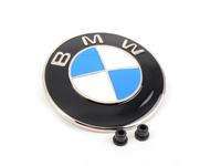 Genuine BMW Heritage Hood and/or Trunk Emblem with Grommets (All Metal Emblem)