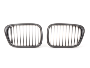 M Color Front Kidney Grilles Grill for BMW 5 Series E39 M5 95-04 540i 530i PAIR