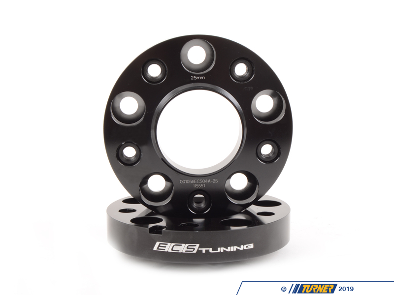 001058ecs0425KT ECS Tuning Wheel Spacers 25mm 72.6mm CB Turner