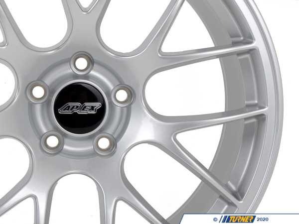 T#201360 - EC71995ET33RS - APEX EC-7 19x9.5" ET33 Silver Wheel 22.5lbs - APEX Wheels - BMW