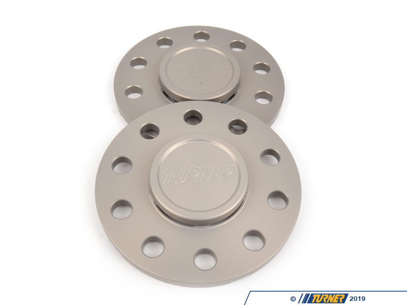 TWHF8005J10 Turner Silver BMW 10mm Wheel Spacers with Integrated Hub