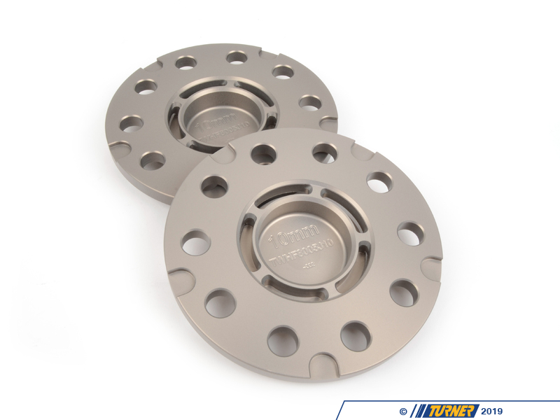 TWHF8005J10 Turner Silver BMW 10mm Wheel Spacers with Integrated Hub